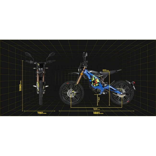 Surron Light Bee L1e 2000W - Cross elektryczny - koła 19/18 - 45km/h (80km/h po odblokowaniu) -  niebieski