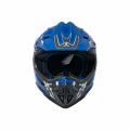 Kask crossowy Enduro  - niebieski