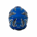 Kask crossowy Enduro  - niebieski