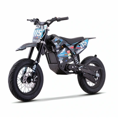 Mini cross elektryczny  HP 5E 2000W - supermoto  - koła 14/12 - niebieski