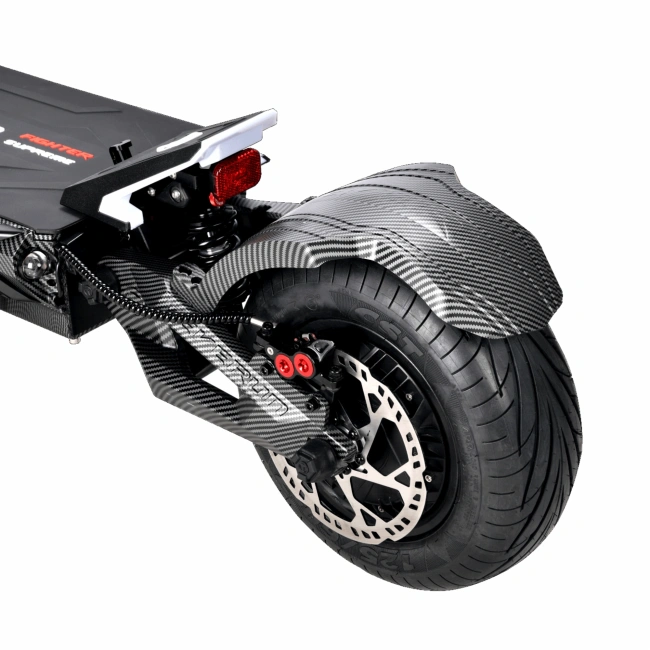 Super szybka hulajnoga Teverun  FIGHTER SUPREME 7260R V3 - silnik: 2x2500W -  prędkość: 120km/h - zasięg: 220km - karbon