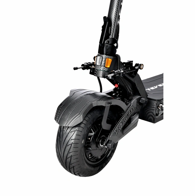 Super szybka hulajnoga Teverun  FIGHTER SUPREME 7260R V3 - silnik: 2x2500W -  prędkość: 120km/h - zasięg: 220km - karbon