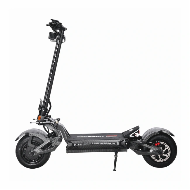 Super szybka hulajnoga Teverun  FIGHTER SUPREME 7260R V3 - silnik: 2x2500W -  prędkość: 120km/h - zasięg: 220km - karbon