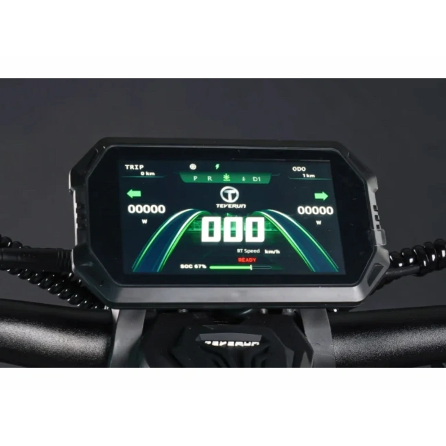 Super szybka hulajnoga Teverun  FIGHTER SUPREME 7260R V3 - silnik: 2x2500W -  prędkość: 120km/h - zasięg: 220km - karbon