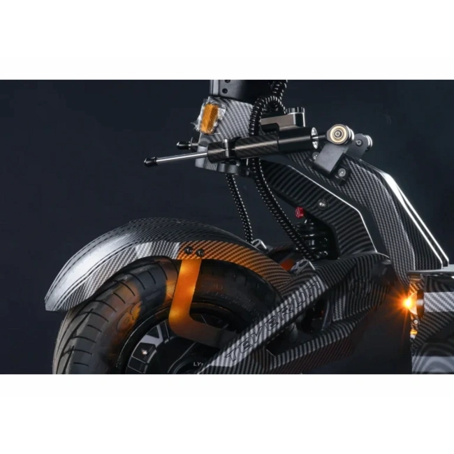 Super szybka hulajnoga Teverun  FIGHTER SUPREME 7260R V3 - silnik: 2x2500W -  prędkość: 120km/h - zasięg: 220km - karbon