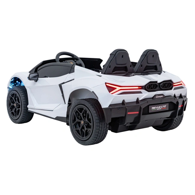 Autko na akumulator Lamborghini Revuelto XL STRONG 200W - Biały