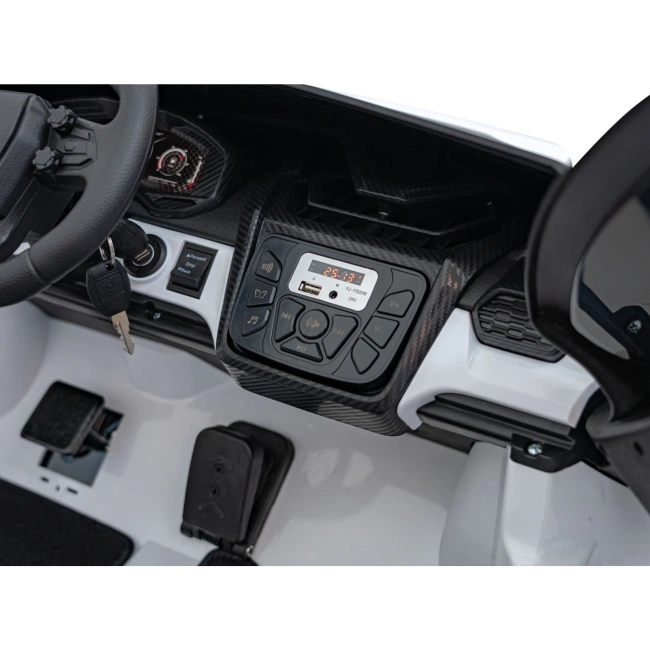 Autko na akumulator Lamborghini Revuelto XL STRONG - 200W - 15km/h - białe