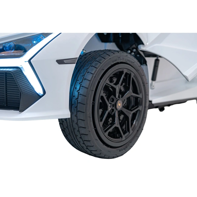 Autko na akumulator Lamborghini Revuelto XL STRONG - 200W - 15km/h - białe