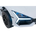 Autko na akumulator Lamborghini Revuelto XL STRONG - 200W - 15km/h - białe