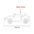Autko na akumulator Lamborghini Revuelto XL STRONG - 200W - 15km/h - białe