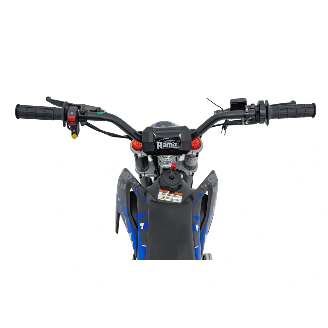 Mini cross spalinowy Immortal 110cc - koła 14/12 - prędkość 60km/h - niebieski