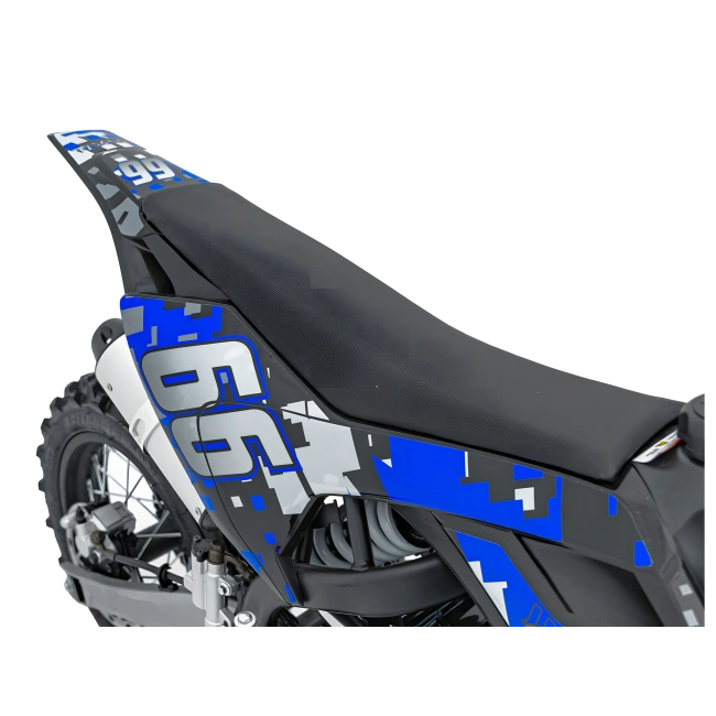 Mini cross spalinowy Immortal 110cc - koła 14/12 - prędkość 60km/h - niebieski