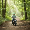 Mini motorek elektryczny E-Superbike - prędkość 20km/h - pomarańczowy