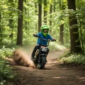 Mini motorek elektryczny E-Superbike - prędkość 20km/h - pomarańczowy