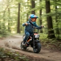 Mini motorek elektryczny E-Superbike - prędkość 20km/h - pomarańczowy