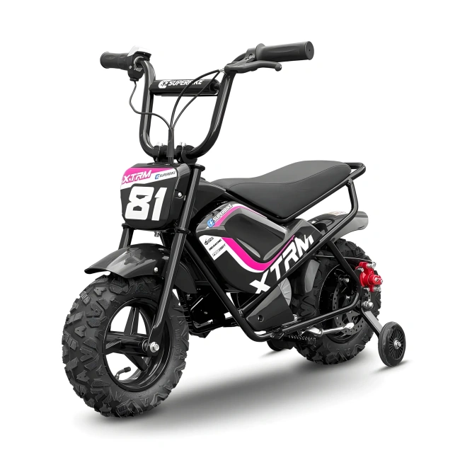 Mini motorek elektryczny E-Superbike 20km/h -różowy