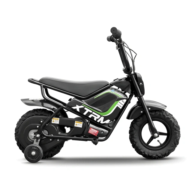 Mini motorek elektryczny E-Superbike - prędkość max 20km/h - zielony