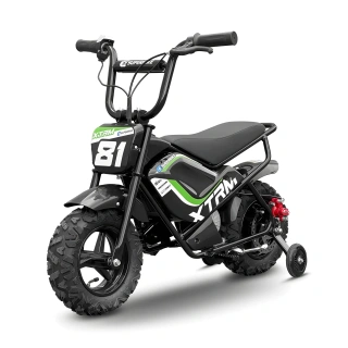 Mini motorek elektryczny E-Superbike - prędkość max 20km/h - zielony