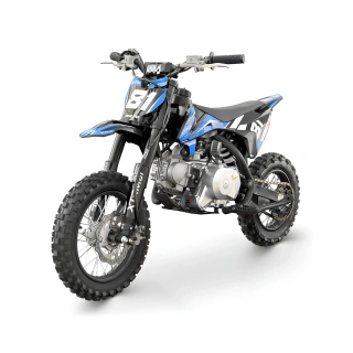 Mini cross spalinowy XTRM MX70 70cc - prędkość 60km/h - koła 12/10 - niebieski
