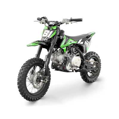 Mini cross spalinowy XTRM MX70 70cc - prędkość 60km/h - koła 12/10 - zielony