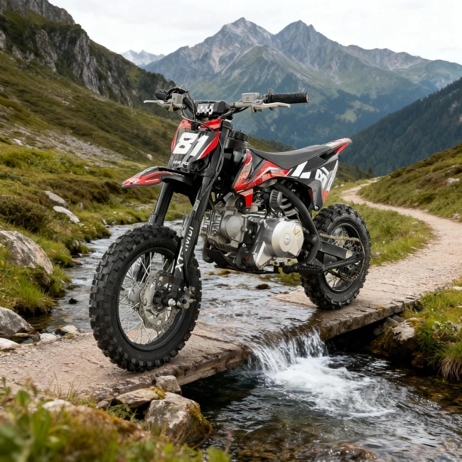 Mini cross spalinowy XTRM MX70  70cc - czerwony