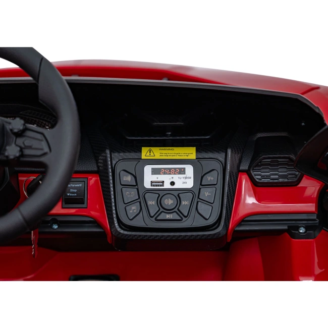 Autko na akumulator Lamborghini Revuelto XL STRONG - 200W - 15km/h - czerwony