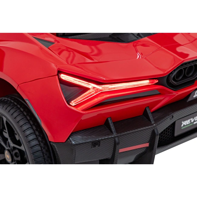 Autko na akumulator Lamborghini Revuelto XL STRONG - 200W - 15km/h - czerwony
