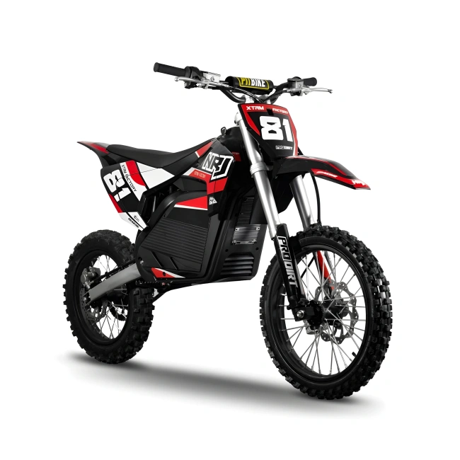 Cross elektryczny NRJ 5000W - koła 17/14 - czerwony