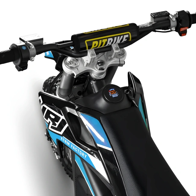 Cross elektryczny NRJ 5000W - koła 17/14 - niebieski