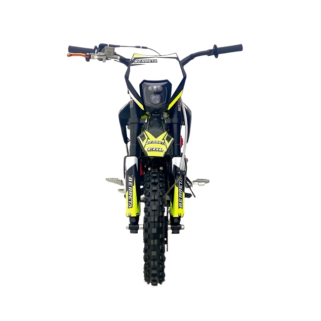 Mini cross enduro spalinowy EGL Berreta 110cc - koła 12/10 - prędkość 65km/h - limonkowy