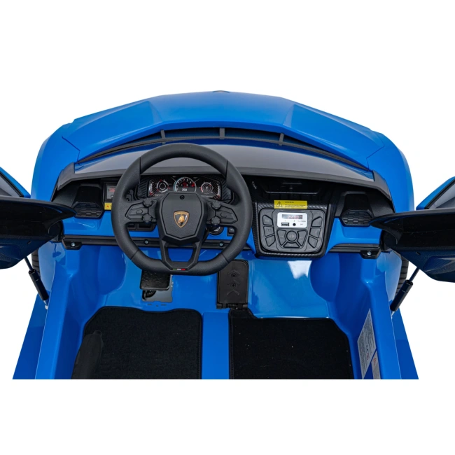 Autko na akumulator Lamborghini Revuelto XL STRONG - 200W - 15km/h - niebieski