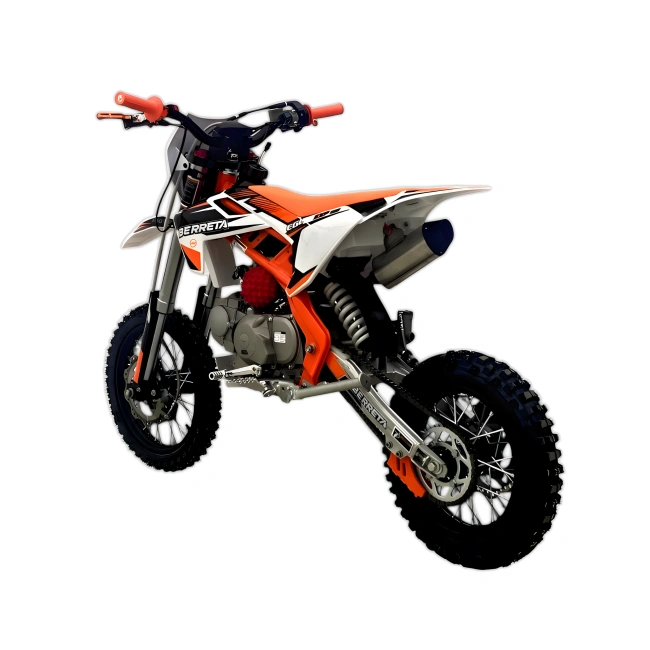 Cross enduro spalinowy EGL Berreta 125cc - koła 14/12 - prędkość 65km/h - pomarańczowy