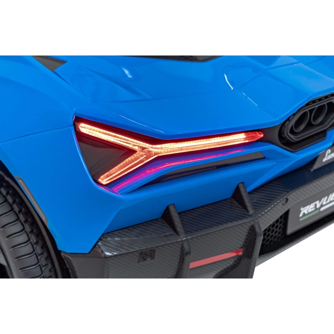 Autko na akumulator Lamborghini Revuelto XL STRONG - 200W - 15km/h - niebieski