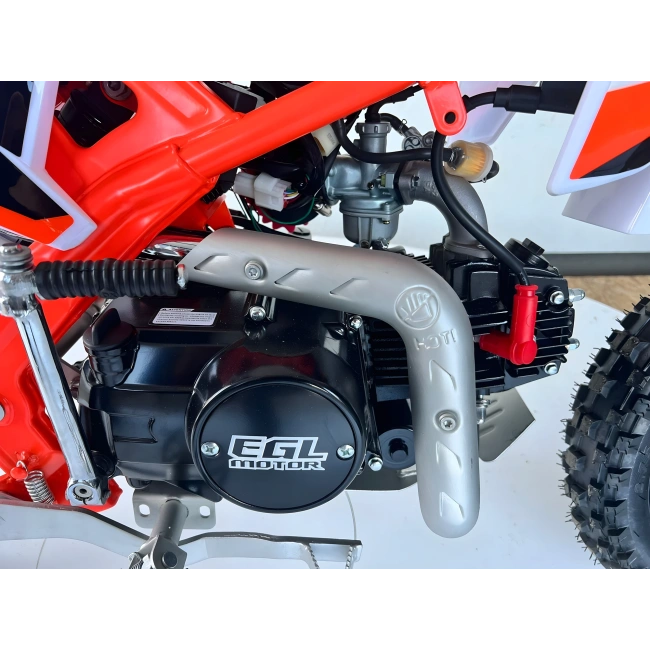 Mini cross enduro spalinowy EGL Berreta 110cc - na kołach 12/10 - prędkość 65km/h - zielony limonkowy