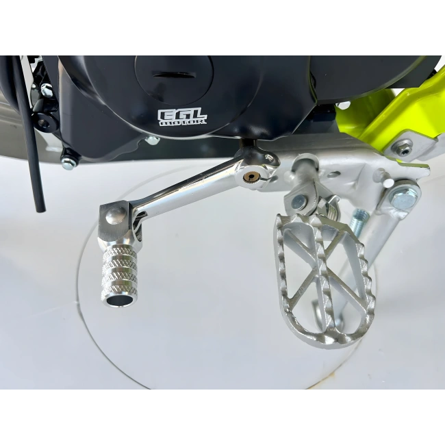 Mini cross enduro spalinowy EGL Berreta 110cc - na kołach 12/10 - prędkość 65km/h - zielony limonkowy