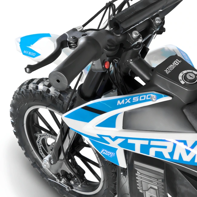 Mini cross elektryczny XTRM MX 500W - koła 10/10 - niebieski