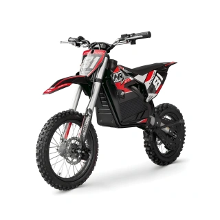 Mini cross pitbike elektryczny NRJ 2000W - prędkość 55km/h - koła 14/12 - czerwony