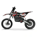 Mini cross pitbike elektryczny NRJ 2000W - prędkość 55km/h - koła 14/12 - czerwony
