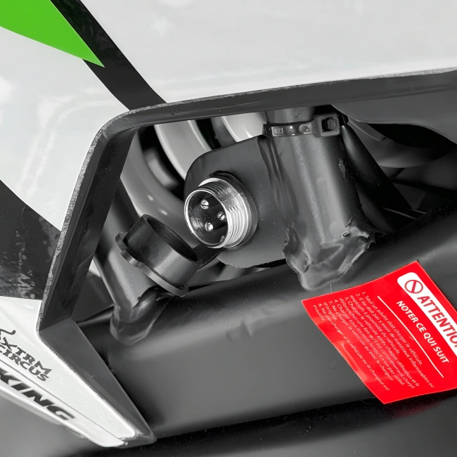 Mini cross pitbike elektryczny NRJ 2000W - koła 14/12 - zielony