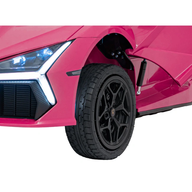 Autko na akumulator Lamborghini Revuelto XL STRONG - 200W - 15km/h - różowy