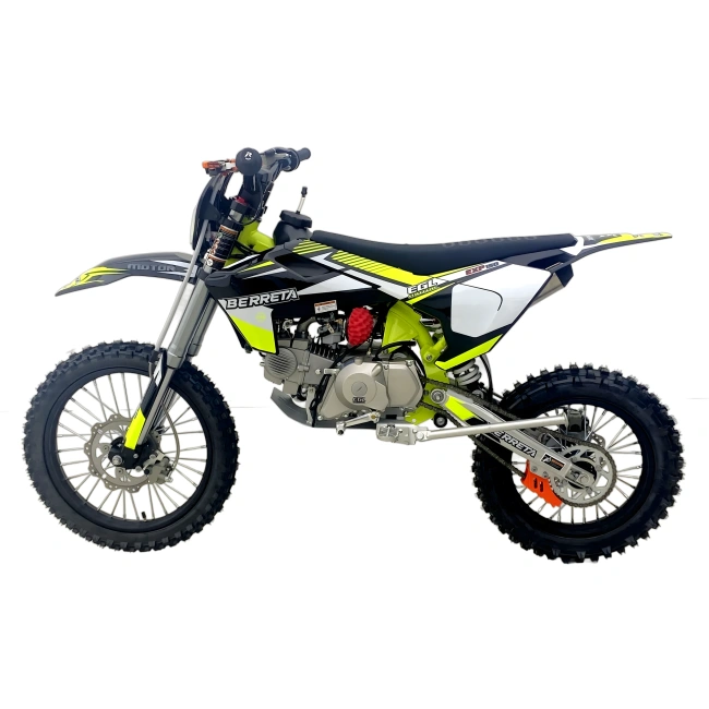 Cross enduro spalinowy EGL Berreta 150cc - koła 17/14 - zielony