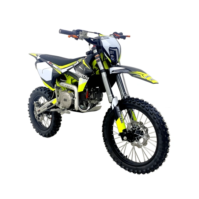 Cross enduro spalinowy EGL Berreta 150cc - koła 17/14 - zielony