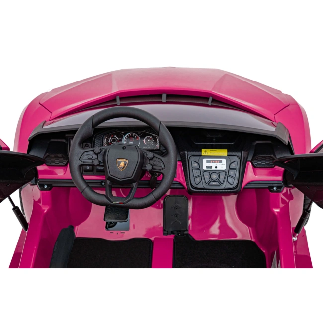 Autko na akumulator Lamborghini Revuelto XL STRONG - 200W - 15km/h - różowy
