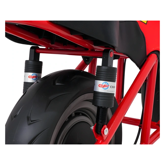 Motorek elektryczny Supermoto 300W dla dzieci 3-4-5lat - czerwony - 18km/h