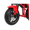 Motorek elektryczny Supermoto 300W dla dzieci 3-4-5lat - czerwony - 18km/h