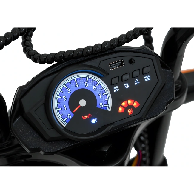 Motorek elektryczny Supermoto 300W dla dzieci 3-4-5lat - czerwony - 18km/h
