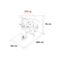 Motorek elektryczny Supermoto 300W dla dzieci 3-4-5lat - różowy - 18km/h