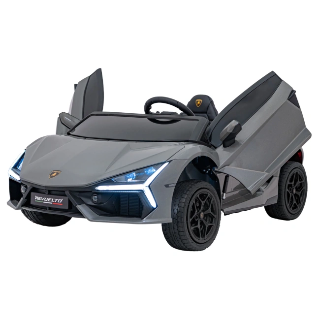 Autko na akumulator Lamborghini Revuelto XL STRONG 200W - szary