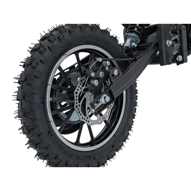 Mini cross spalinowy Storm 49cc - na kołach 10/10 - prędkość 40km/h - czarny