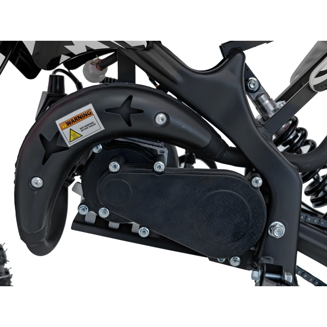 Mini cross spalinowy Storm 49cc - na kołach 10/10 - prędkość 40km/h - czarny